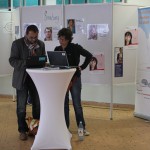 Beratungsstand der TU-Bibliothek