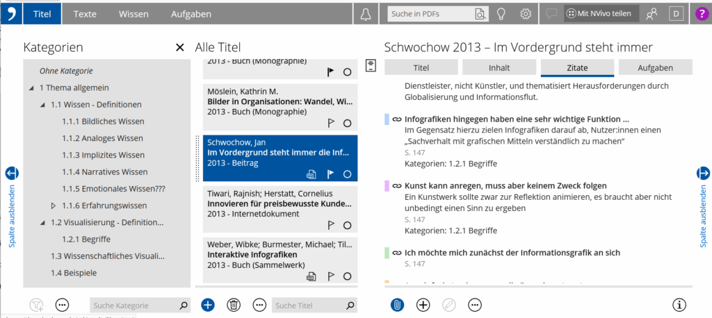  Screenshot CItavi Web interface