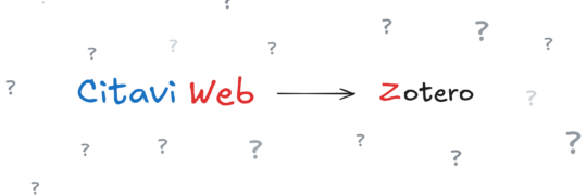 Citavi Web zu Zotero