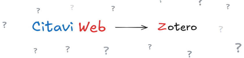 Citavi Web zu Zotero