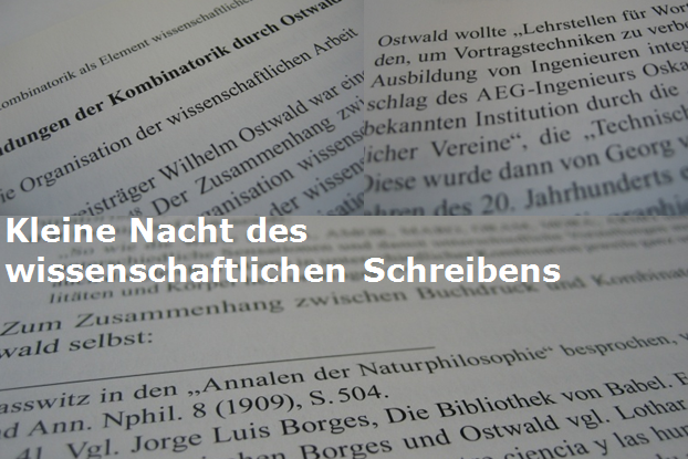 Kleine Nacht des wissenschaftlichen Schreibens