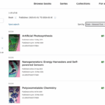 Screenshot der RSC E-Book-Plattform. Bitte beachten Sie: Die für den Beitrag vergebene CC BY-Lizenz gilt nicht für dieses Bild.